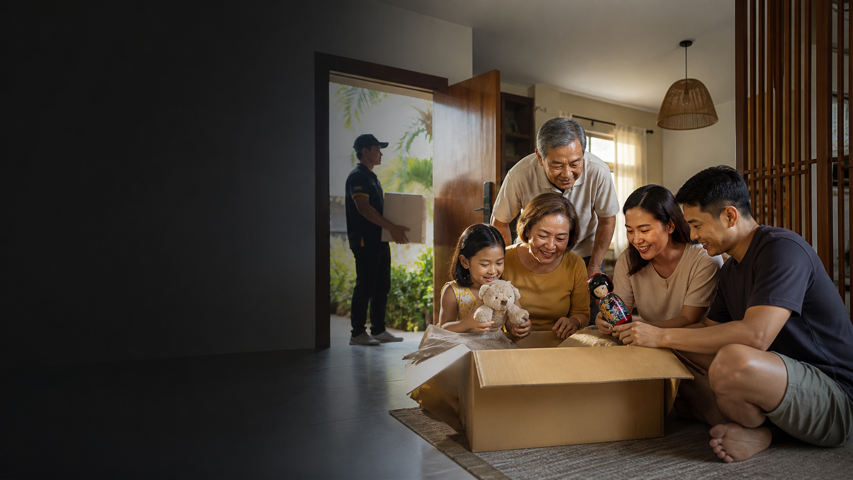 Illustrative family and parcel